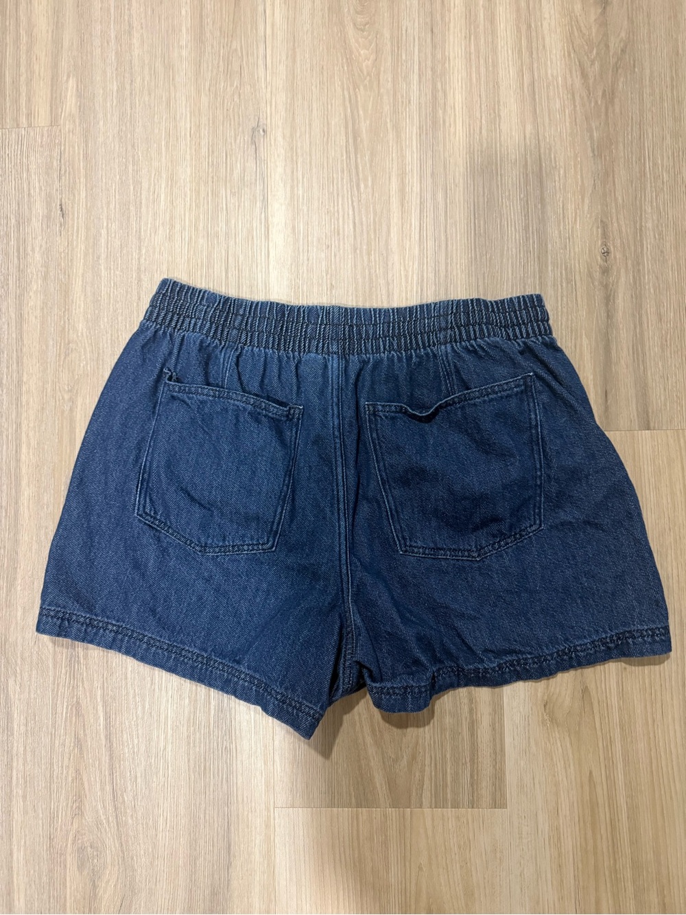 Universal Thread Navy Blue Drawstring Denim Shorts - Picture 3 of 3